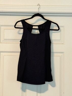 lululemon athletica Black Scoop Back Tank Top